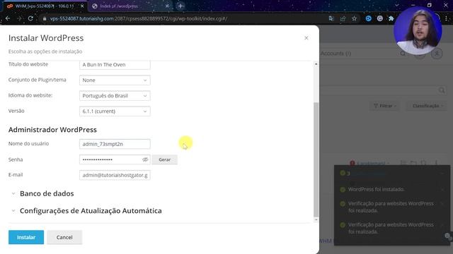 Como Instalar WordPress em VPS e Dedicado LINUX Hostgator смотреть онлайн