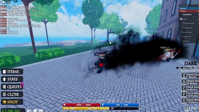 [Pirate Legacy] Showcase of the Dark-Dark fruit ! смотреть онлайн