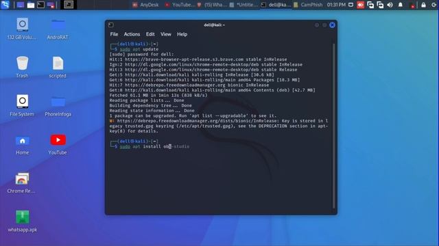 How to install OBS Studio (2022) in Kali Linux смотреть онлайн