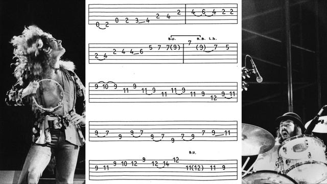 Jimmy Page Style Guitar Solo + Tabs + Backing Track F#m. смотреть онлайн