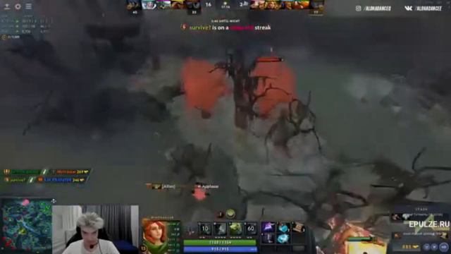АЛОХА | ЭТО ВООБЩЕ РЕАЛЬНО ВЫИГРАТЬ? | DOTA2 | Alohadance HIGHLIGHTS #22 смотреть онлайн