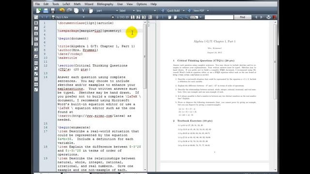 LaTeX Tutorial 6 - Packages, Macros, & Graphics - Part 1/2 смотреть онлайн