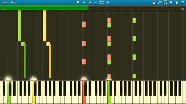 How to Play Gangsta's Paradise by Coolio on Piano (Synthesia) смотреть онлайн