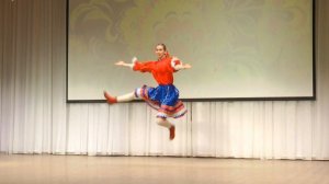 «Русская плясовая» - соло Обухова Александра
