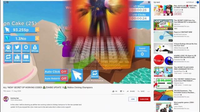 ALL NEW *6M EVENT* UPDATE CODES! ?Tapping Masters Roblox? смотреть онлайн