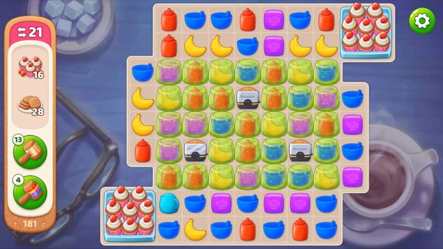 Manor Cafe прохождение #21 (уровни 178-184) Удобства в Зону для Отдыха смотреть онлайн