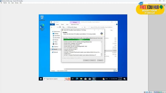 How to install Windows 10 using VirtualBox | Cloud Computing | Hyper-V | IIS Installation смотреть онлайн