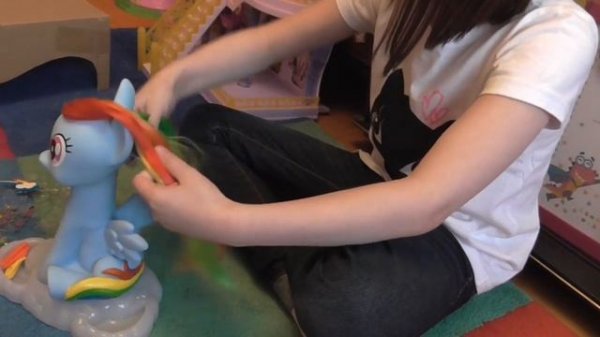 Обзор Радуги Дэш MLP Rainbow Dash для создания причесок