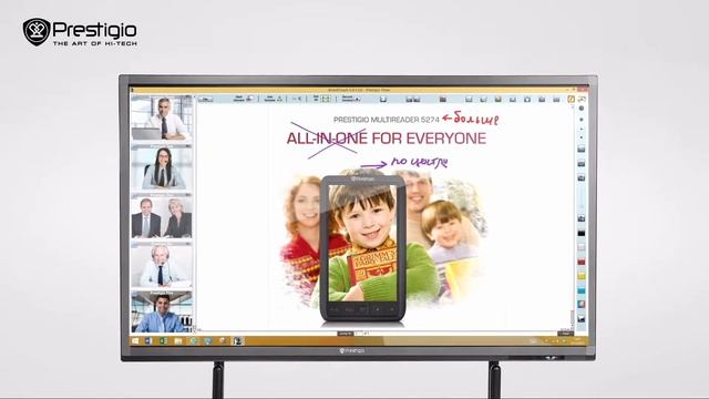 Интерактивная панель Prestigio MultiBoard для Бизнеса смотреть онлайн