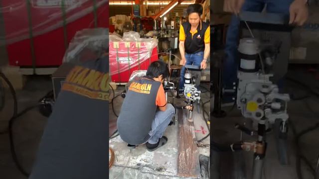 การเชื่อมใต้ฟลั๊ก โดยเครื่องเชื่อม Lincoln Dc1000hd