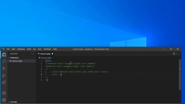 03. PHP - Fungsi Echo pada PHP смотреть онлайн