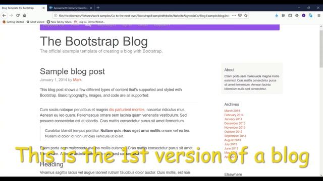 Build fast, responsive sites with Bootstrap - Abyooda Co. смотреть онлайн