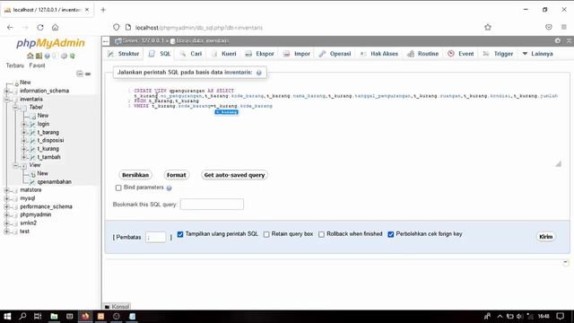 Membuat QUERY SQL di | PhpMyadmin смотреть онлайн