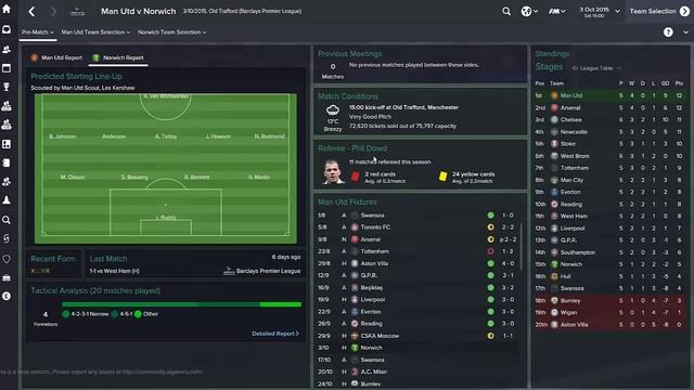 Manchester United Career Mode #34 - Football Manager 2015 Let's Play - Grinding Out Results смотреть онлайн