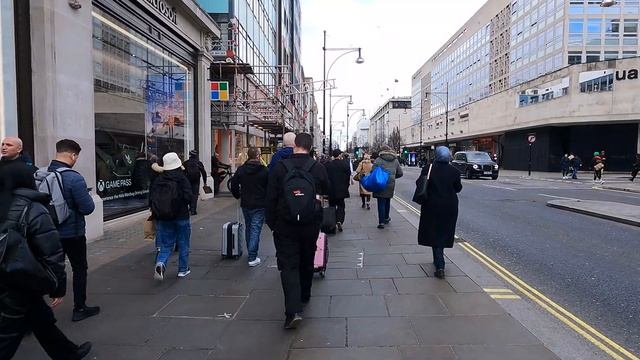 London Street Walk 2023 | Oxford Street And Selfridge | England, Central London Shopping Streets 4K