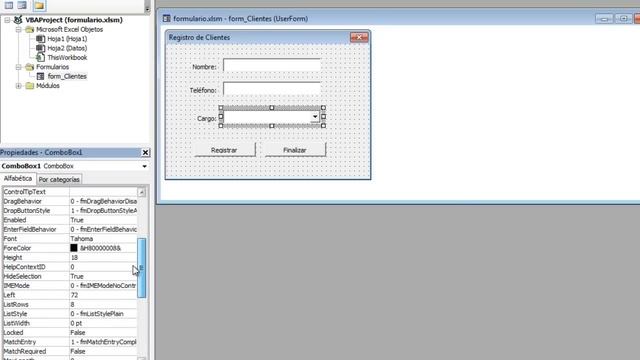 ComboBox en Formulario | VBA Excel 2013 #11 смотреть онлайн