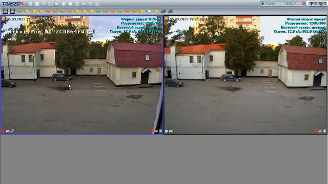 Сравнение IP камер Hikvision и Sony на улице смотреть онлайн