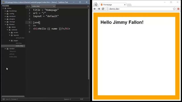 Flat-file October CMS смотреть онлайн
