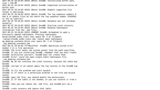 Starting MySql Failed: check log for more info смотреть онлайн