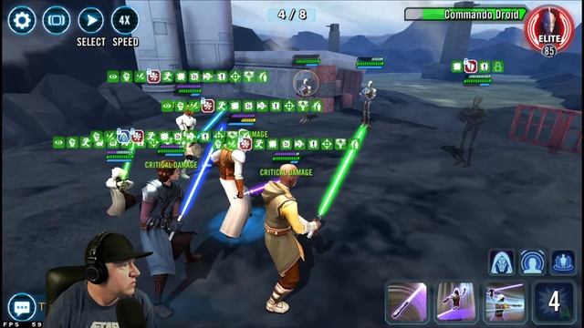 Challenge Tier 2 Ground War - Infinite Illuminated Destiny - ASMR - SWGoH смотреть онлайн