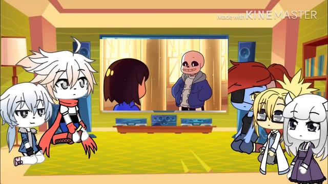 Undertale Reacts to Sans’ Nightmare + question [GLSB Part 3] смотреть онлайн