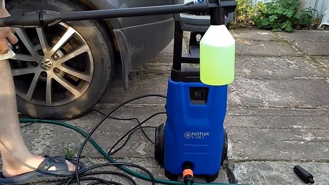 МИНИ МОЙКА ВЫСОКОГО ДАВЛЕНИЯ Nilfisk C120.7-6. ТЕСТИРУЕМ МОЙ ПОДАРОК СЫНУ. смотреть онлайн