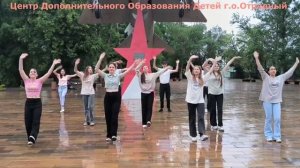 Всероссийская акция «Танцевальный флешмоб ко Дню России». Обучающиеся телерадиостудии «Центр».