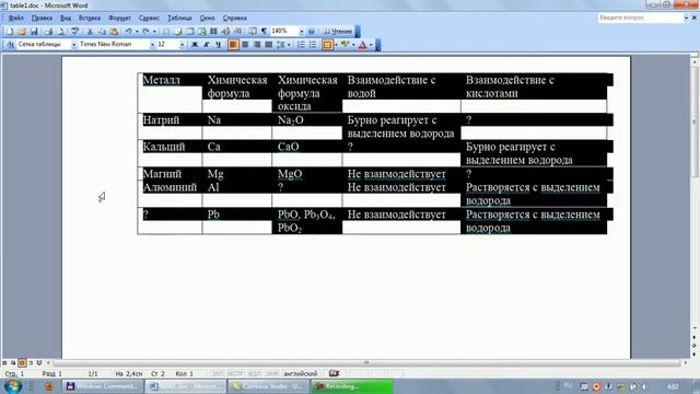 Оптимизация работы учителя химии с MS Word - часть 2 смотреть онлайн