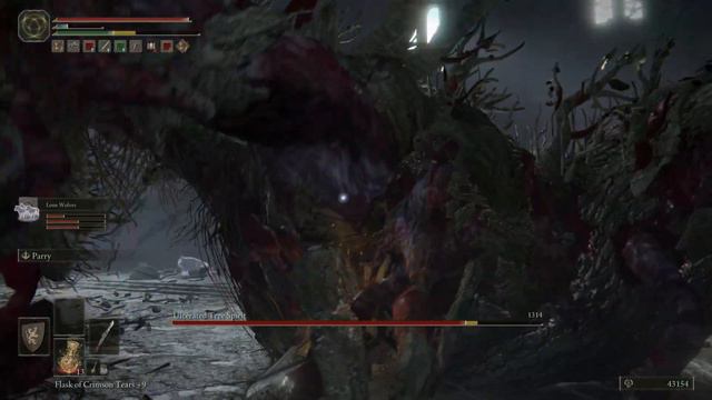 Elden Ring. Ulcerated Tree Spirit. Giants' Mountaintop Catacombs Boss. смотреть онлайн