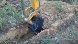 Ковш траншейный Метатэкс для мини-экскаваторов "серповидный"