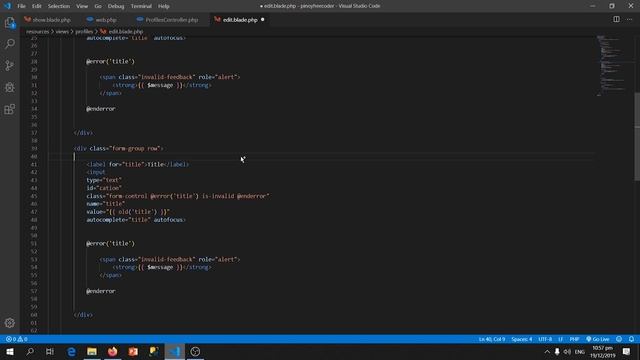 PHP Laravel 6.0 Part 4/5 (Image resizing & Editing Data) [TAGALOG] смотреть онлайн