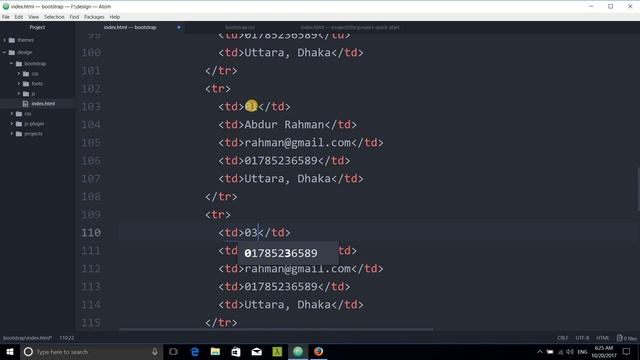 Bootstrap 3 Table смотреть онлайн