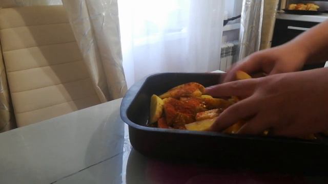 Очень вкусный картофель по деревенский смотреть онлайн