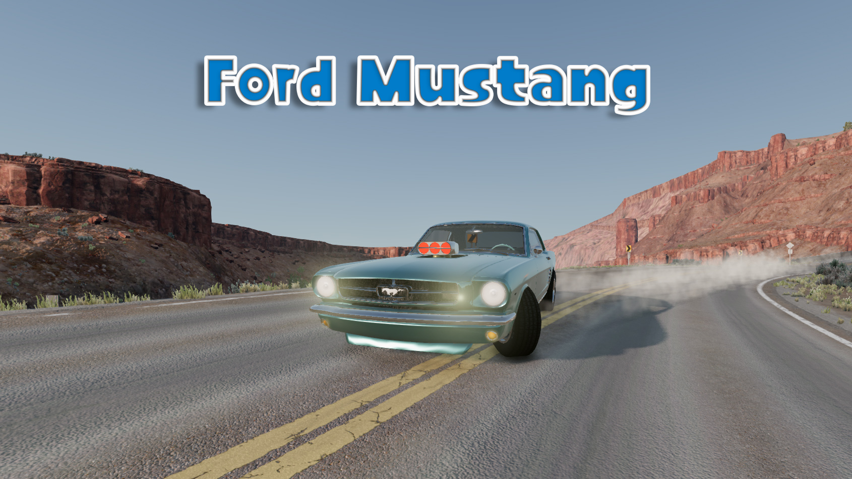 Мод Ford Mustang для BeamNG.drive смотреть онлайн