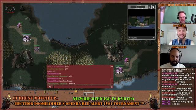 Hecthor Doomhammer's OpenRA Red Alert 1vs1 Tournament Quarterfinals [Newbie Official vs Kyrylo] смотреть онлайн