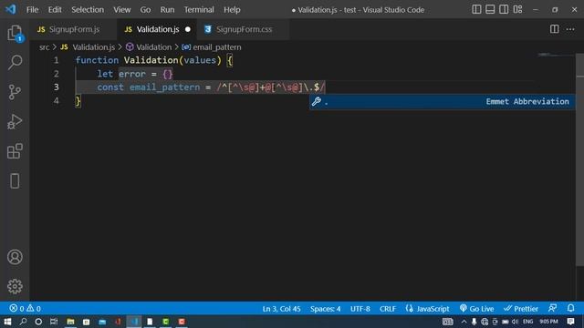 Sign UP Form Validation in React JS With Hooks смотреть онлайн