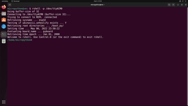ESP32 Micropython I2C test from a brand new Ubuntu 22.04 PC смотреть онлайн