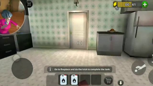 Scary Teacher 3D Flame Game КАК ПРОЙТИ УРОВЕНЬ С КАМИНОМ и огнем смотреть онлайн