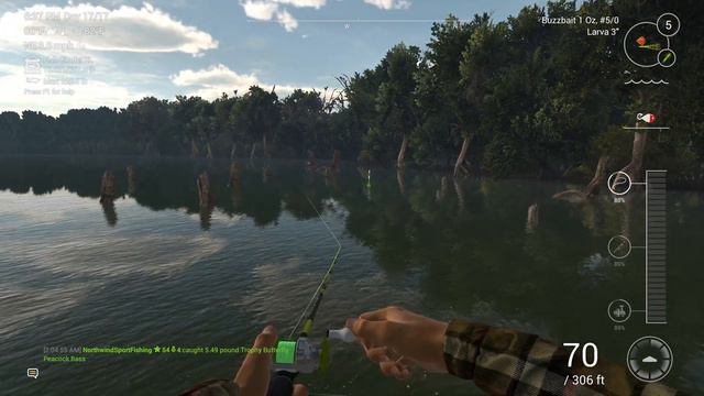 Fishing Planet - Blue Crab Island - Mississippi - Unique Butterfly Peacock Bass смотреть онлайн