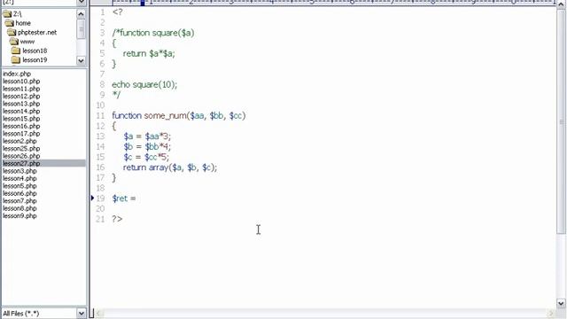ВИДЕОКУРС по PHP. Возвращаемые значения смотреть онлайн