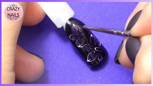 ♥Простые дизайны при помощи трафаретов и пигмента♥ Дизайн для начинающих♥ смотреть онлайн