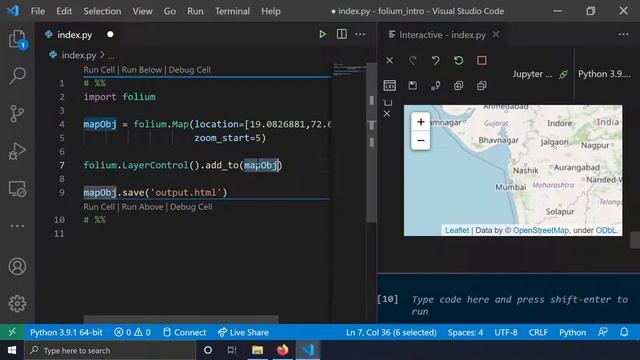 Introduction to Folium for interactive maps in python смотреть онлайн