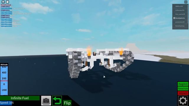 Fast tank treads in Roblox Plane Crazy смотреть онлайн