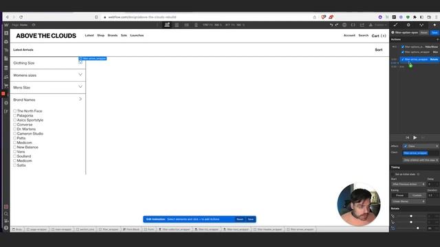 filtering products in Webflow смотреть онлайн