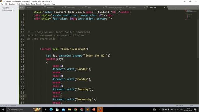 #switch #case #statements in #javascript #part9 in Easy way #webdevelopment #js #condition #html смотреть онлайн