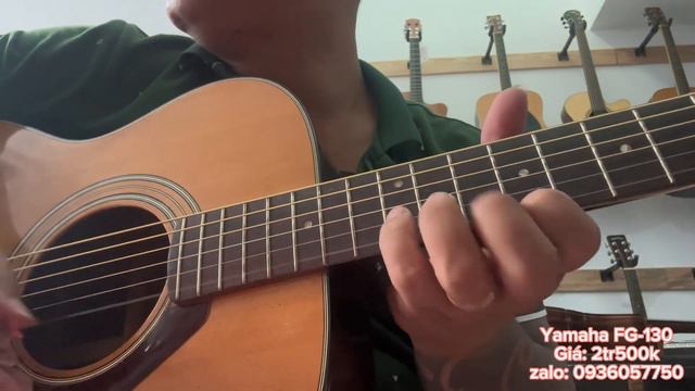 Đàn guitar acoustic Yamaha FG-130 japan. giá 2tr500k ( test guitar Yamaha FG-130 ) 0936057750 смотреть онлайн