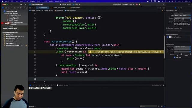 Using AWS Amplify DataStore and API GraphQL Together смотреть онлайн