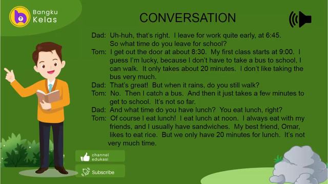 Contoh Dialog Daily Routines (Simple Present Tense)