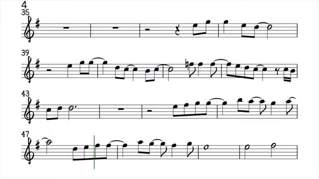 NEVER THOUGHT Alto Sax easier key Sheet Music Backing Track Play Along Partitura смотреть онлайн
