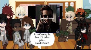 || good omens react To Aziracrow || Drama || Gacha || gcrv || Ju ||